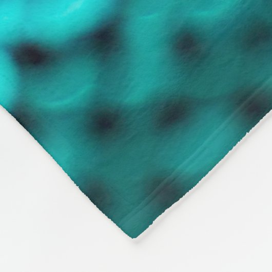 Dunkelgrüne Folge glänzende Textur Fleecedecke (Ecke)