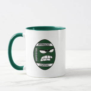 Dunkelgrüne Fußball-Tasse für deinen Bruder Tasse