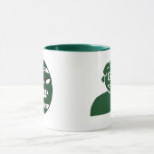 Dunkelgrüne Fußball-Tasse für Grand Pa Tasse (Zentrum)