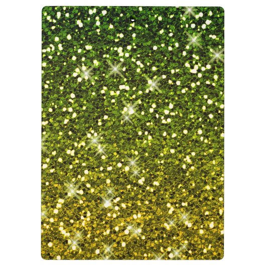 Dunkelgrüne Glitzer schimmern Klemmbrett (Rückseite)