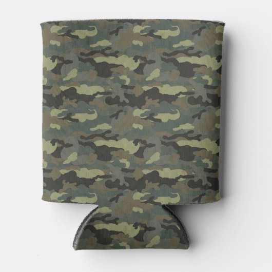 Dunkelgrüne, graue Baumrinde kann sich kühlen Dosenkühler (Vorderseite)