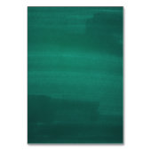 Dunkelgrüne Hochzeitsstipps-Platzkarten. Moderner  Tischnummer (Rückseite)