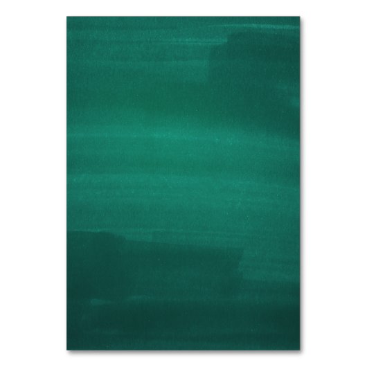 Dunkelgrüne Hochzeitsstipps-Platzkarten. Moderner  Tischnummer (Rückseite)