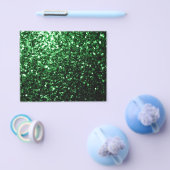 Dunkelgrüne Imitate Glitzer Glitzern Flyer (Einzeln)