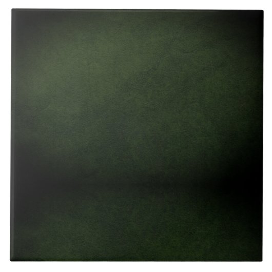 Dunkelgrüne Keramik Fliese (Vorderseite)