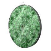 Dunkelgrüne Krummlinge Dartscheibe (Vorderseite rechts)