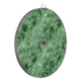 Dunkelgrüne Krummlinge Dartscheibe (Vorderseite Links)