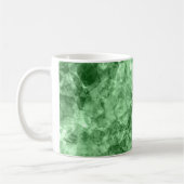 Dunkelgrüne Krummlinge Kaffeetasse (Links)