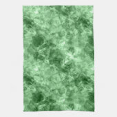 Dunkelgrüne Krummlinge Küchentuch (Vertikal)