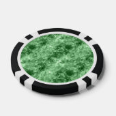 Dunkelgrüne Krummlinge Pokerchips (Einzeln)