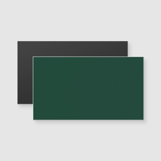 Dunkelgrüne Magnetkarte (Vorne/Hinten)