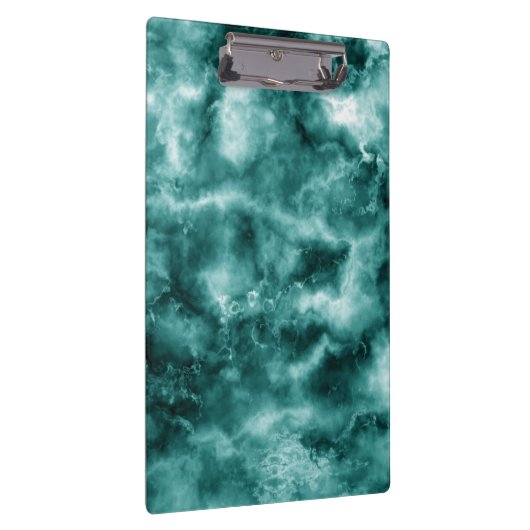 Dunkelgrüne Marmorbeschaffenheit Klemmbrett (Rechts)