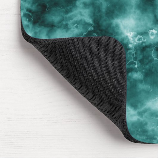 Dunkelgrüne Marmorbeschaffenheit Mousepad (Ecke)