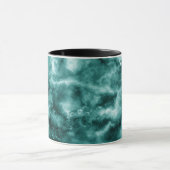 Dunkelgrüne Marmorbeschaffenheit Tasse (Zentrum)