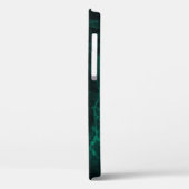 Dunkelgrüne Marmorstruktur Case-Mate iPhone Hülle (Rückseite / Links)