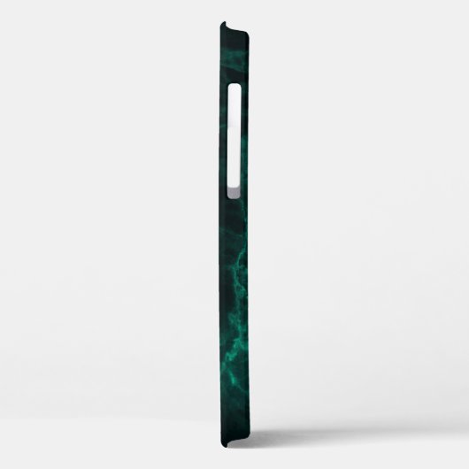 Dunkelgrüne Marmorstruktur Case-Mate iPhone Hülle (Rückseite / Links)