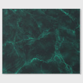 Dunkelgrüne Marmorstruktur Geschenkpapier (Flach)