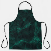 Dunkelgrüne Marmorstruktur Schürze (Vorderseite)