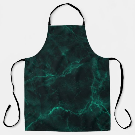 Dunkelgrüne Marmorstruktur Schürze (Vorderseite)