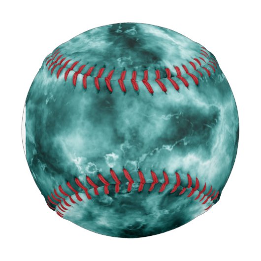 Dunkelgrüne Marmortextur Baseball (Vorderseite)