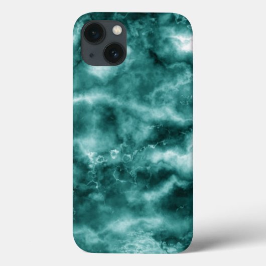 dunkelgrüne Marmortextur Case-Mate iPhone Hülle (Rückseite)