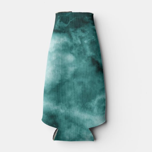 Dunkelgrüne Marmortextur Flaschenkühler (Vorderseite)