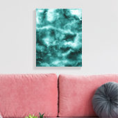 Dunkelgrüne Marmortextur Leinwanddruck (Insitu (Wohnzimmer))