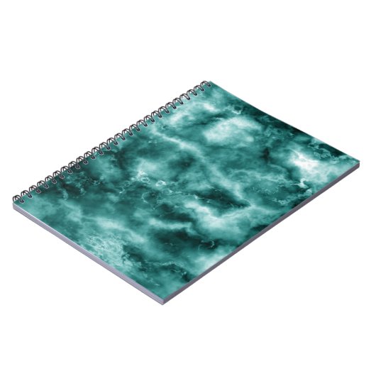 dunkelgrüne Marmortextur Notizblock (Linke Seite)