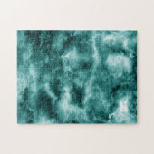 dunkelgrüne Marmortextur Puzzle (Horizontal)