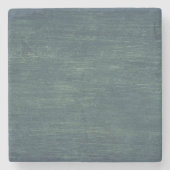 Dunkelgrüne Mauer Steinuntersetzer (Vorderseite)