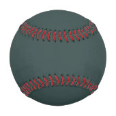 Dunkelgrüne moderne Goldschrift Baseball (Rückseite)