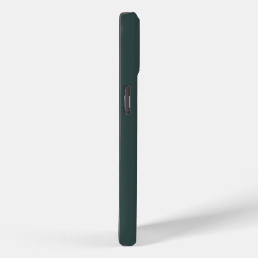 Dunkelgrüne, moderne Goldschrift Case-Mate iPhone Hülle (Rückseite / Rechts)