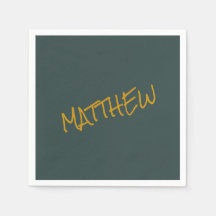 Dunkelgrüne, moderne Goldschrift