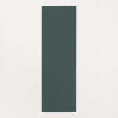 Dunkelgrüne, moderne Goldschrift Yogamatte (Rückseite)