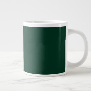 Dunkelgrüne Riesenkaffee-Tasse Jumbo-Tasse