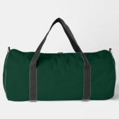 Dunkelgrüne Solid-Farbe Duffle Bag (Vorderseite)