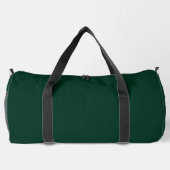Dunkelgrüne Solid-Farbe Duffle Bag (Rückseite)