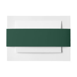 Dunkelgrüne Solid-Farbe Einladungsbanderole