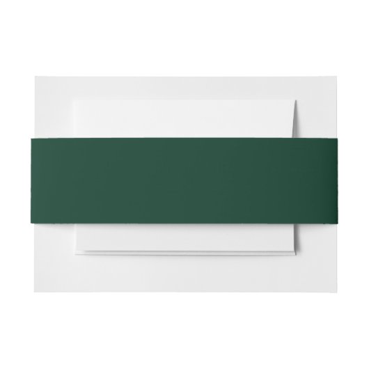 Dunkelgrüne Solid-Farbe Einladungsbanderole (Vorderseite Beispiel)
