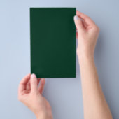 Dunkelgrüne Solid-Farbe Flyer (Handgriff)