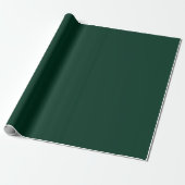 Dunkelgrüne Solid-Farbe Geschenkpapier (Ungerollt)