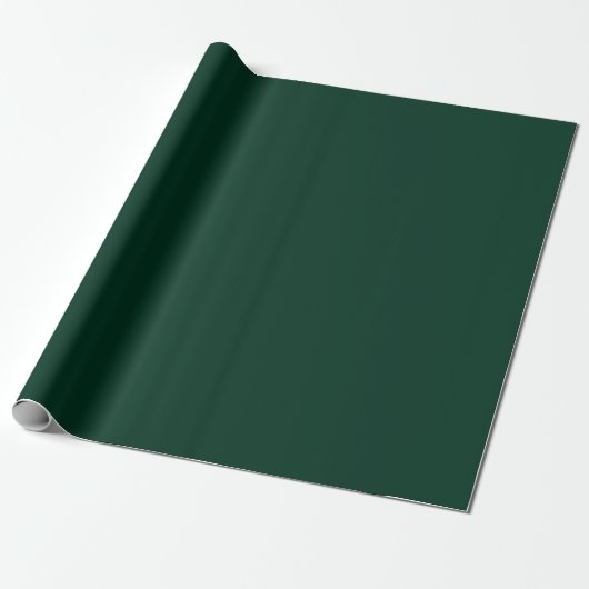 Dunkelgrüne Solid-Farbe Geschenkpapier (Ungerollt)