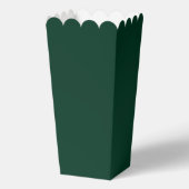 Dunkelgrüne Solid-Farbe Geschenkschachtel (Rückseite)