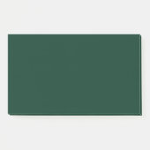 Dunkelgrüne Solid-Farbe Post-it Klebezettel (Vorderseite)