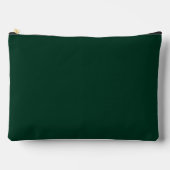 Dunkelgrüne Solid-Farbe Zubehörtasche (Vorderseite)