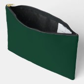 Dunkelgrüne Solid-Farbe Zubehörtasche (Offen)