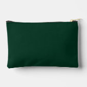 Dunkelgrüne Solid-Farbe Zubehörtasche (Rückseite)