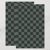 Dunkelgrüne Tafel (Vorne/Hinten)