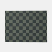 Dunkelgrüne Tafel Fußmatte (Vorderseite)