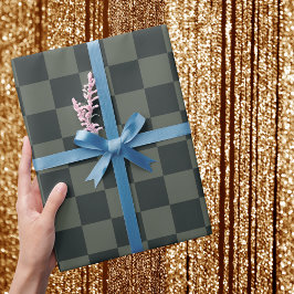Dunkelgrüne Tafel Geschenkpapier